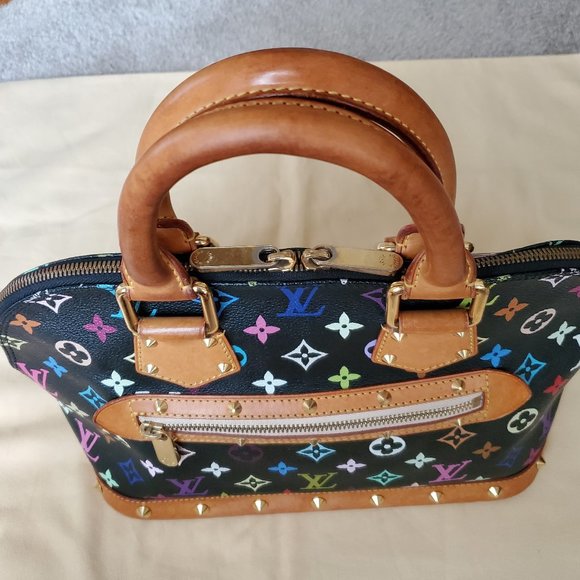 Louis Vuitton Murakami Noir Alma PM Handbag - Picture 11 of 16